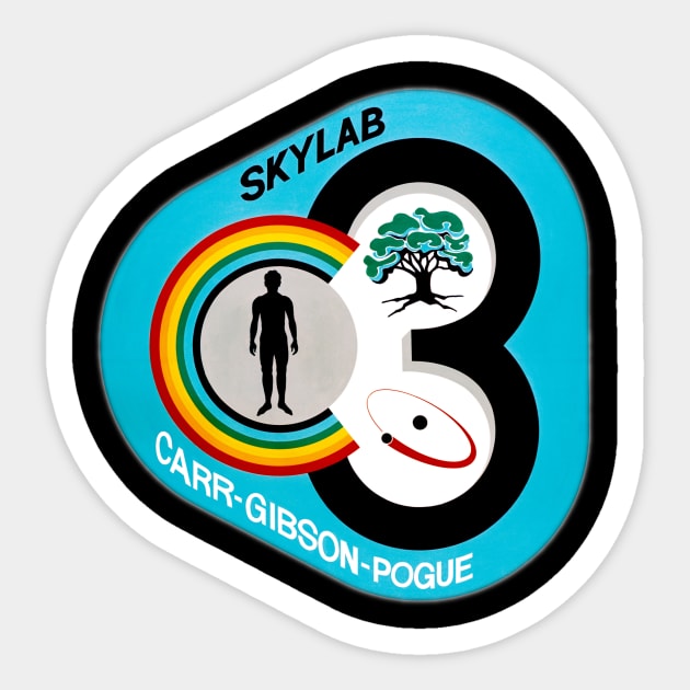 NASA Skylab 3 Mission Sticker by Adaba